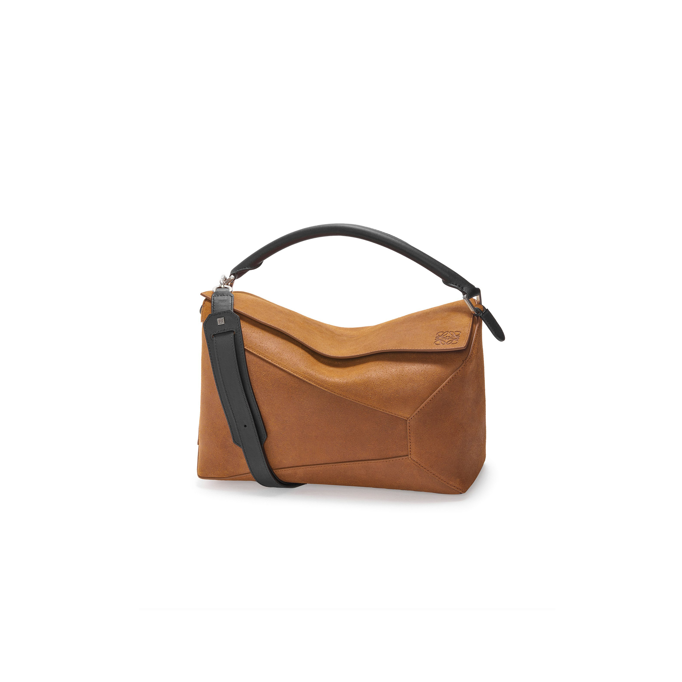 LOEWE LARGE PUZZLE BAG IN PRESSED SUEDE B510P00X03 (33*21.5*14.7cm)